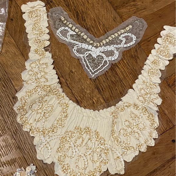 Assorted Beige Trim Swarovski Pearls and Crystals - Picture 2 of 8